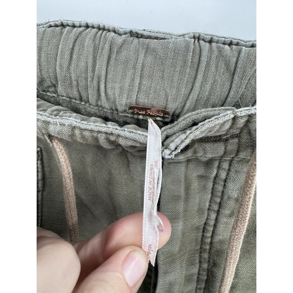 Utility Drawstring Cargo Pants - Olive - image 4